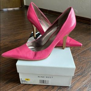 Hot Pink Nine West Heels